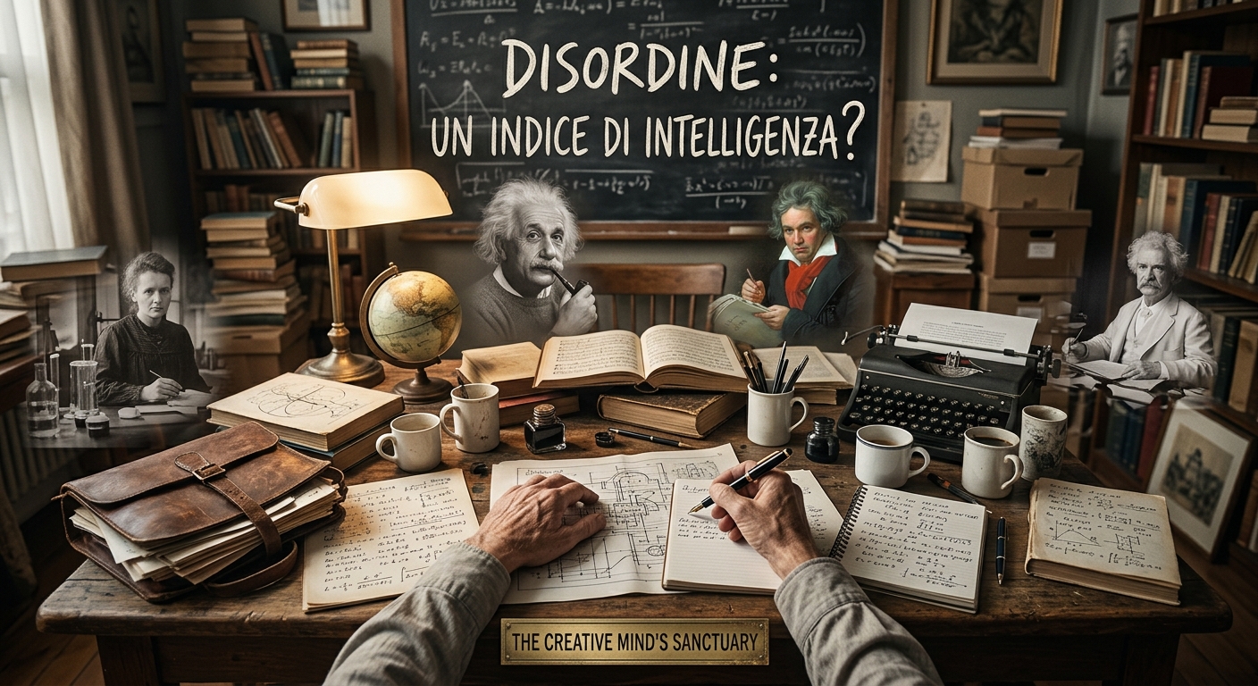 Il DISORDINE E’ VERAMENTE UN INDICE DELL’INTELLIGENZA?